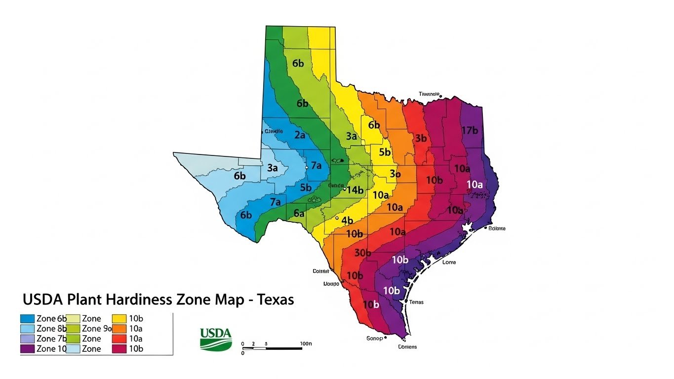 Texas Gardening Zones: Which Hardiness Zone Are You In? - Garden Peak