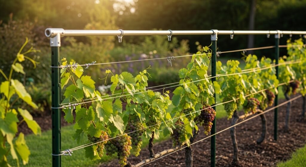 How to Build the Perfect Vineyard Everything You Need to Know About Growing Grape Vines on a Trellis