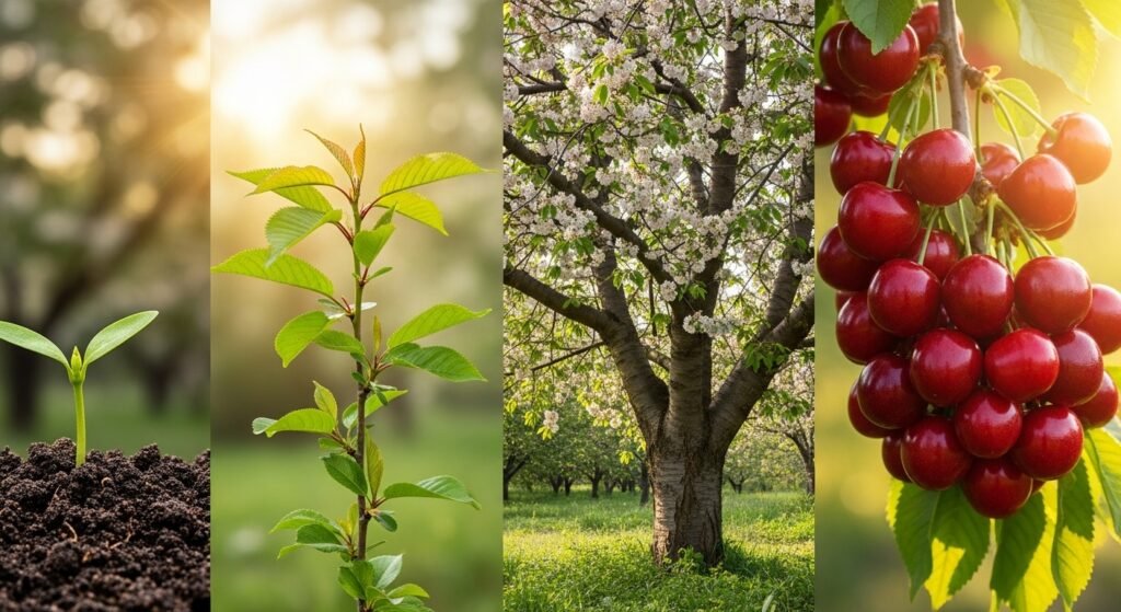 Cherry Tree Growth Stages, From Tiny Seed to Big Harvest