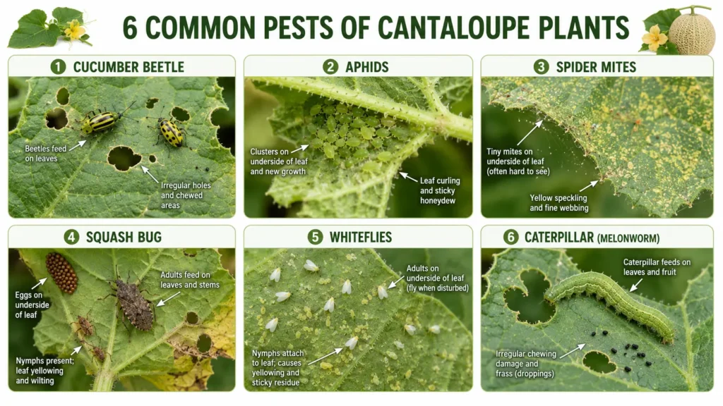 Cantaloupe Plant Pests How to Identify & Control Them