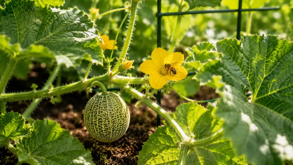 Cantaloupe Plant Pollination How to Get More Fruit