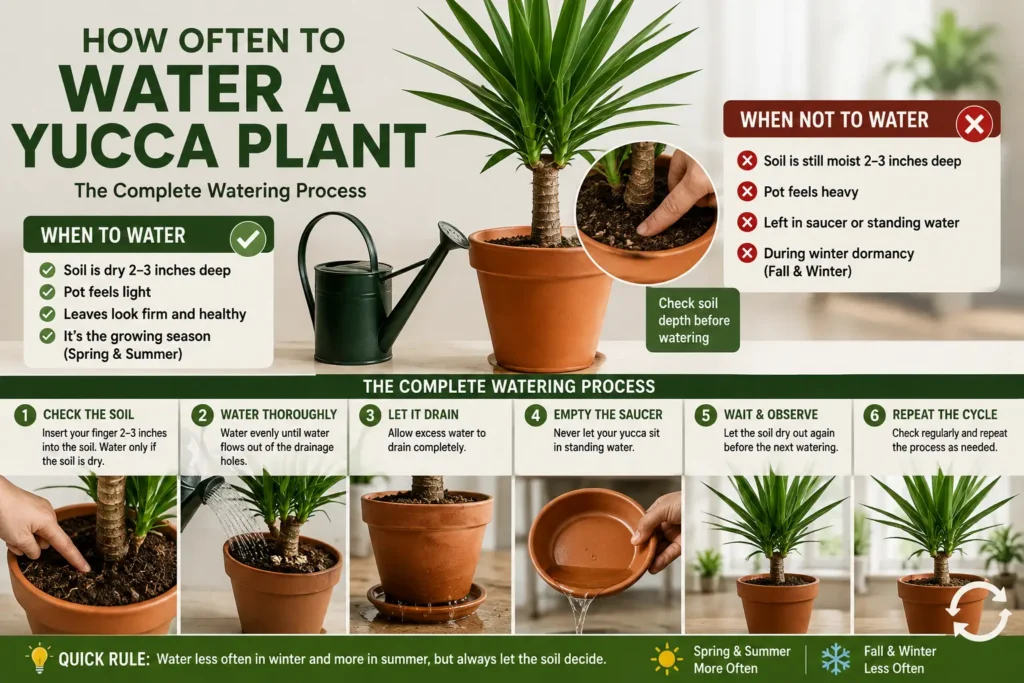 How Often to Water a Yucca Plant, yucca watering