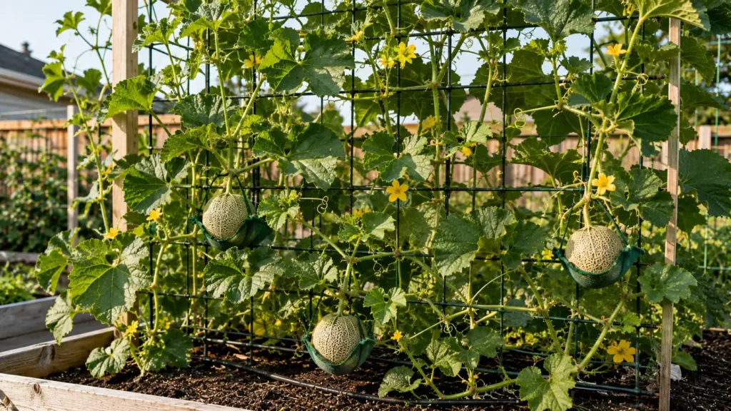 How to Grow and Train Cantaloupe Vines
