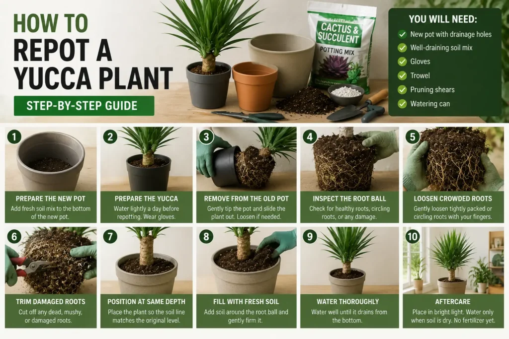 How to Repot a Yucca Plant Step-by-Step Process