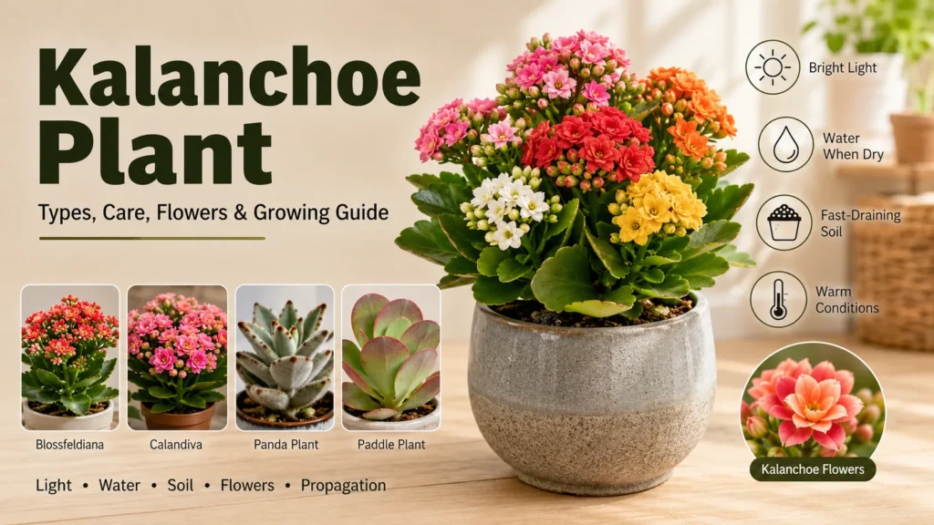 Kalanchoe Plant Types, Care, Flowers & Growing Guide