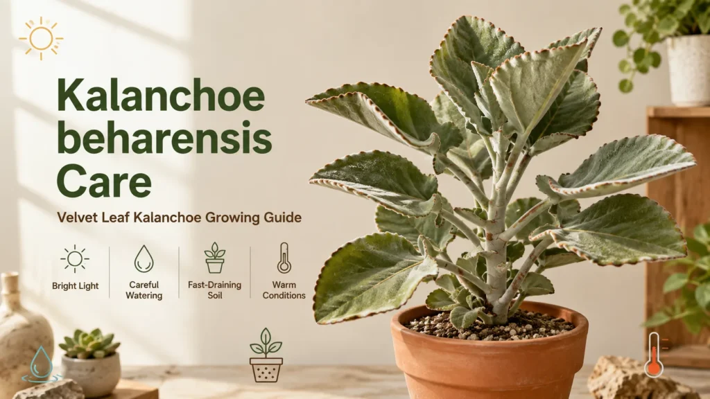 Kalanchoe beharensis Care How to Grow Velvet Leaf