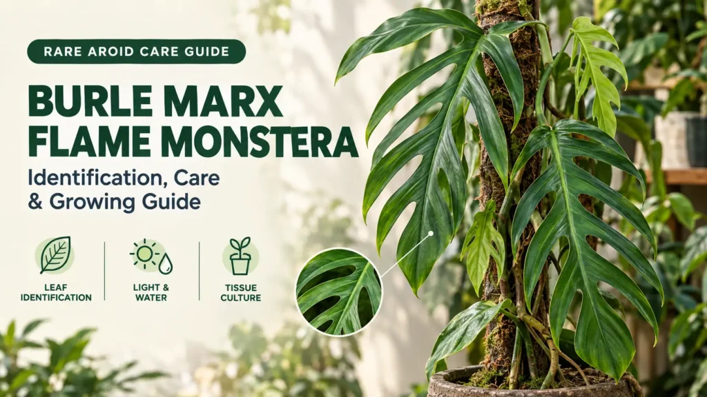 Burle Marx Flame Monstera, Care & Identification