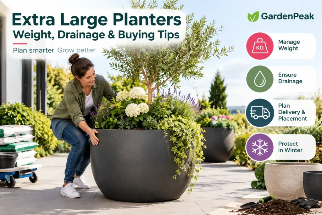 The Practical Challenges of Extra Large Planters You Should Know Before Buying